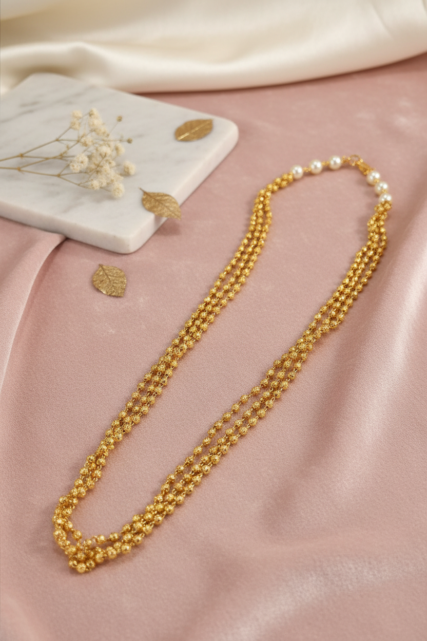 Gold Replica Layered Chain