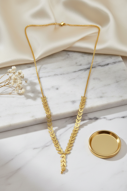 Gold Replica Leaf Chain