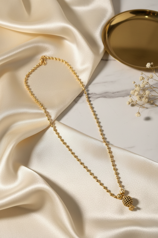 Gold Replica stone chain 