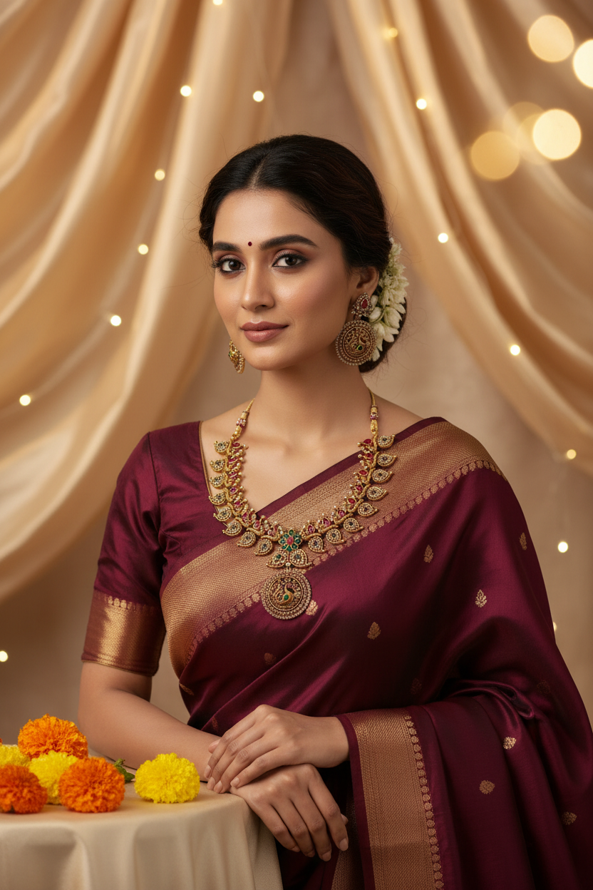 gold ruby necklace
