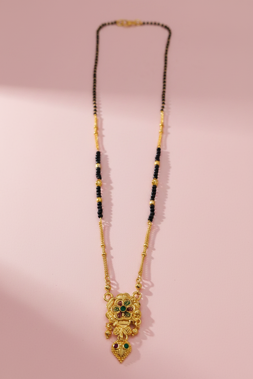 Gold Single Line Mangalsutra