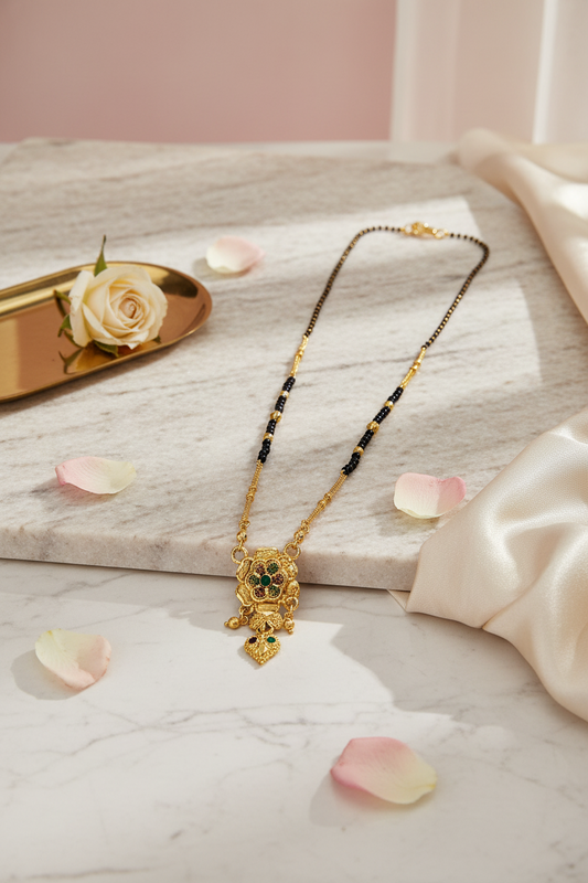 Gold Single Line Mangalsutra