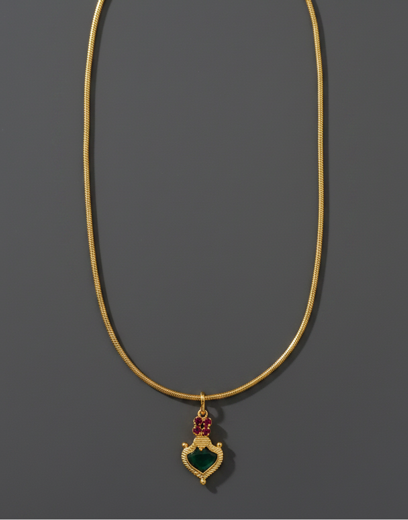 Green Heart Palak Chain