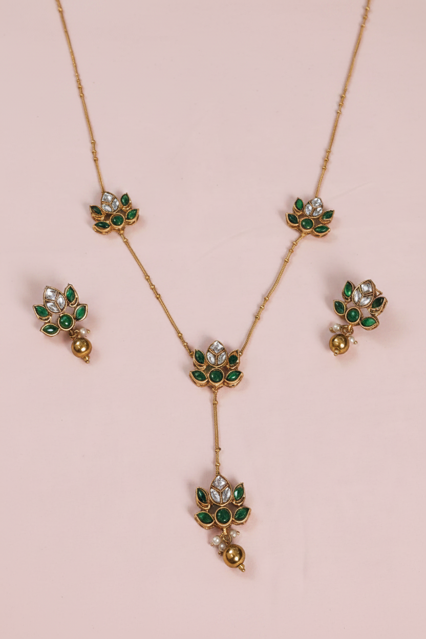 Green Lotus Matte Chain