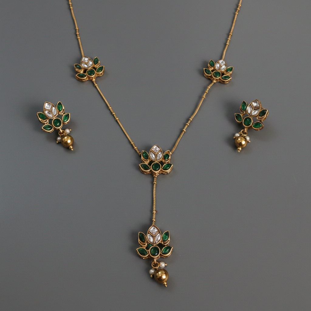 Green Lotus Matte Chain