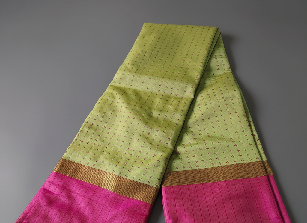 Mehendi Green Silk Saree