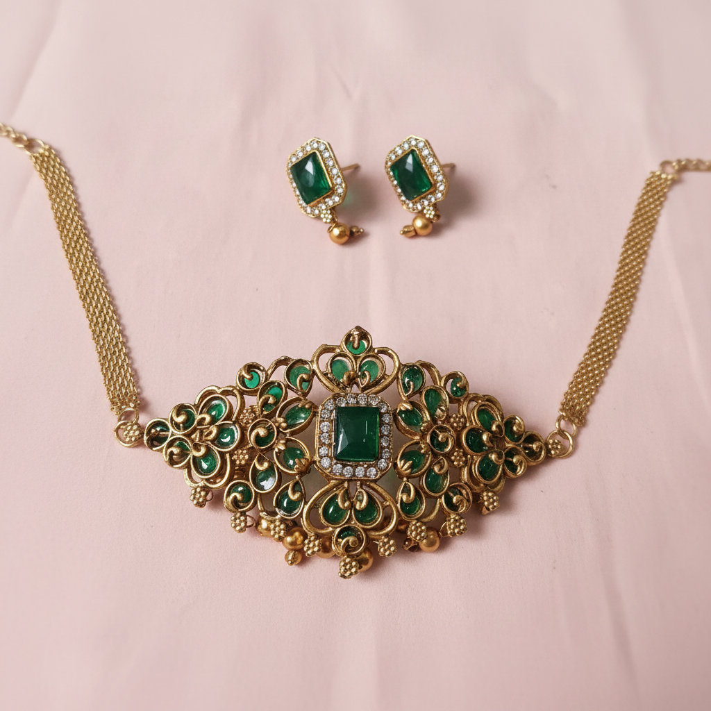 Green Premium Matte Choker