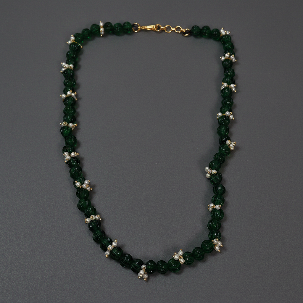 Green Pumpkin Beads Chain