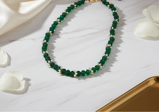 Green Pumpkin Beads Chain