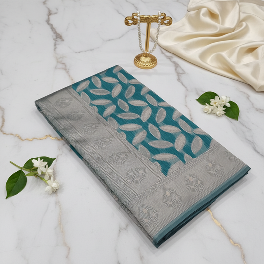 Green Tissue Saree