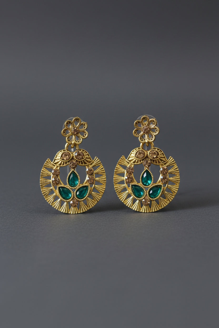 Green_antique_earrings