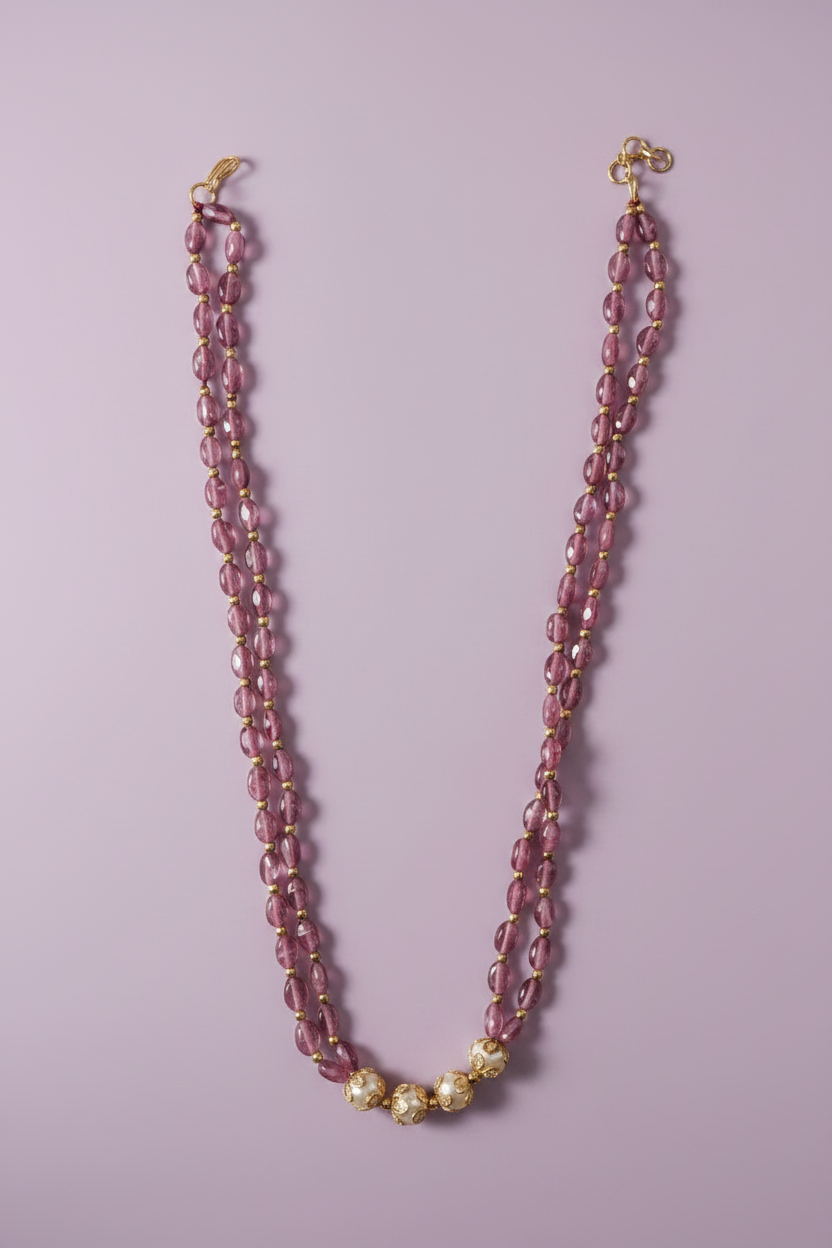 Pink Monalisa Bead Chain