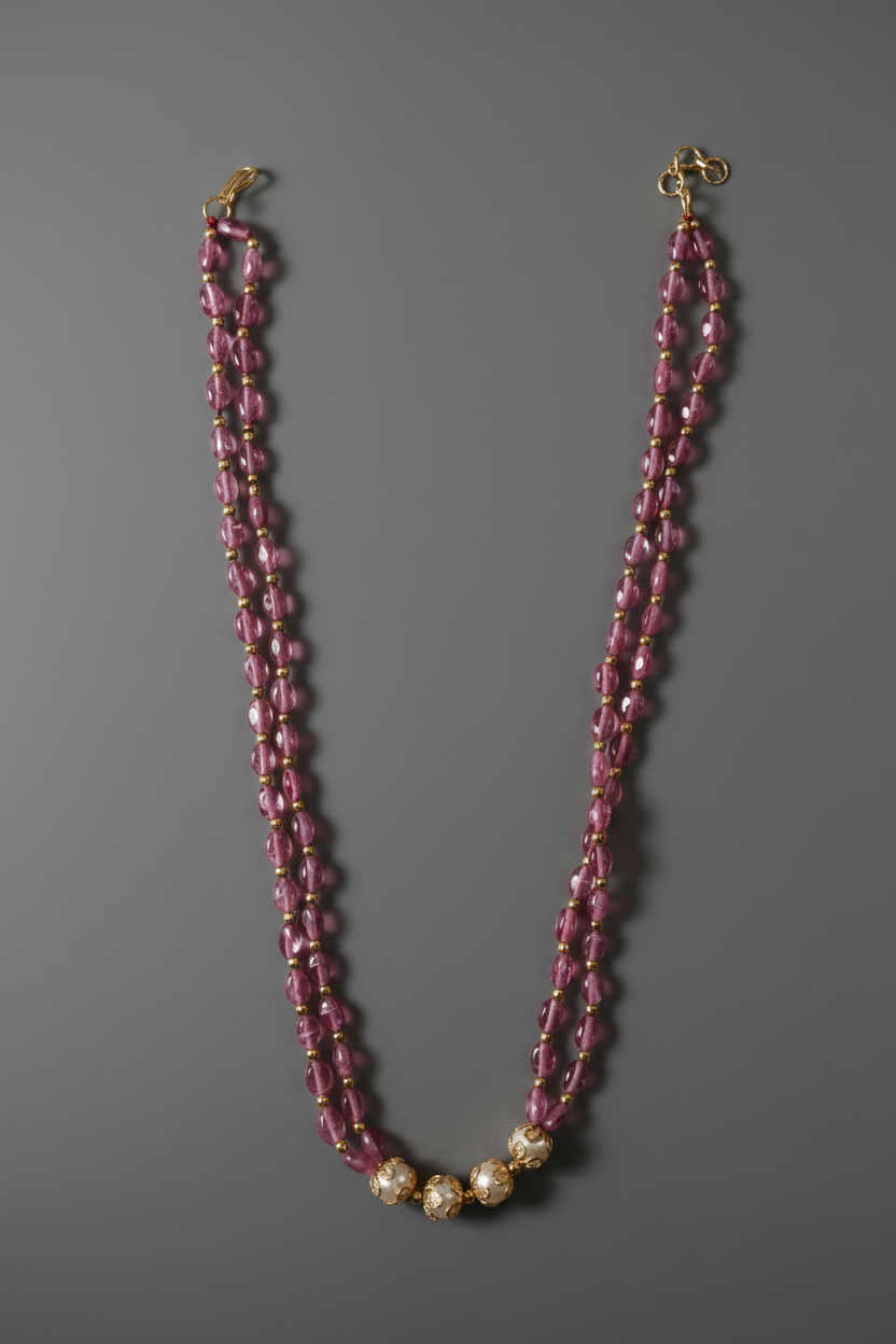 Pink Monalisa Bead Chain