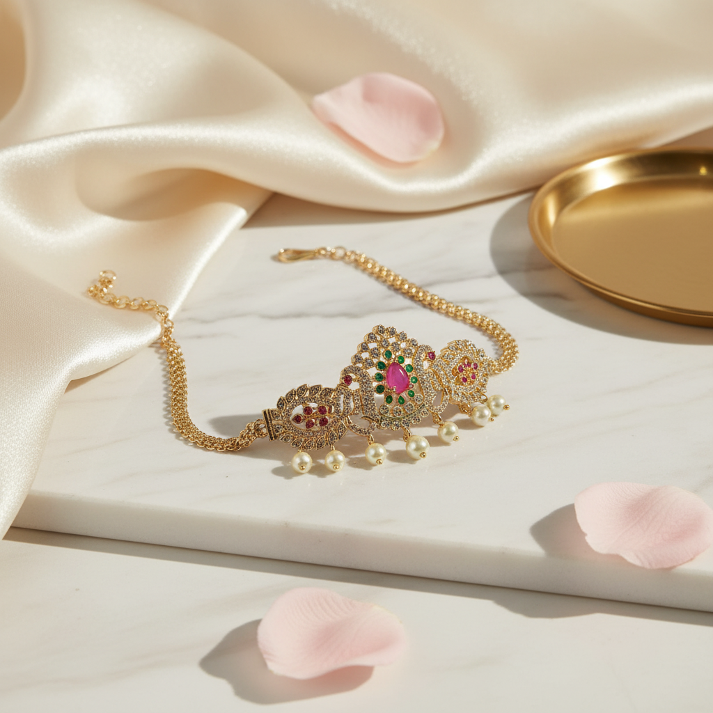 Premium Pearl Drop Choker