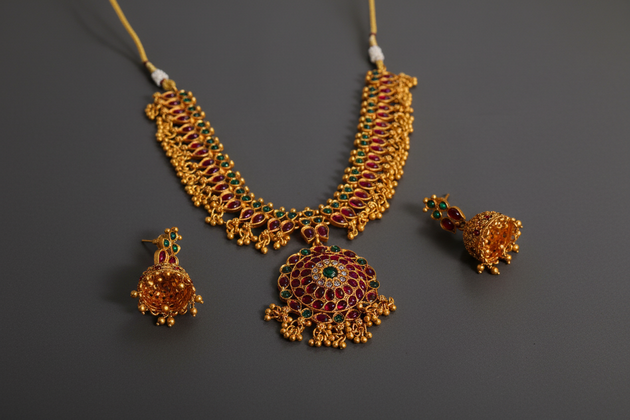 Multi Kemp Matte Necklace