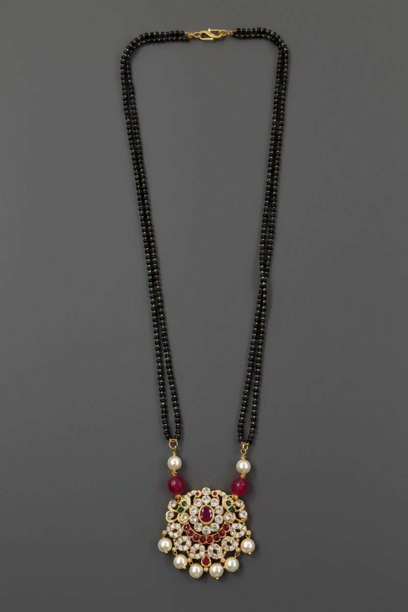 Premium Kemp Stone Mangalsutra
