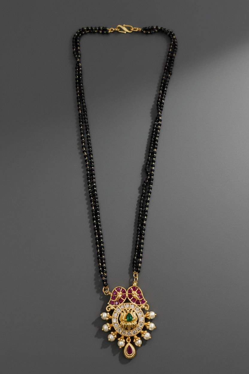 Lotus and Mango Kemp Mangalsutra