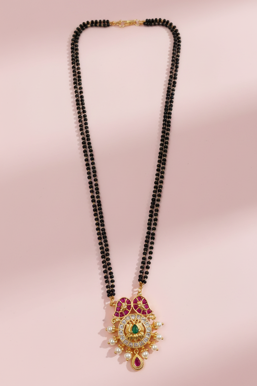 Lotus and Mango Kemp Mangalsutra