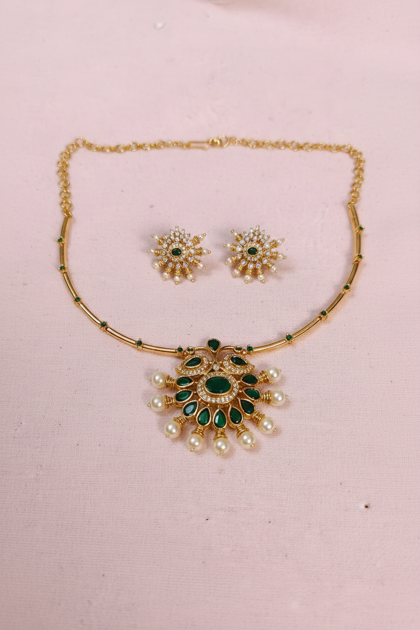 Opaque Green AD Choker