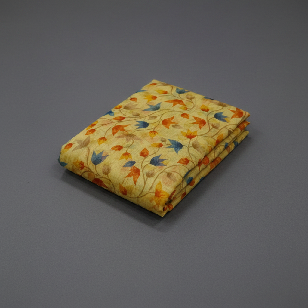 Fancy saree yellow 