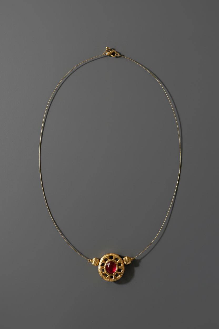Invisible chain Red Oval 