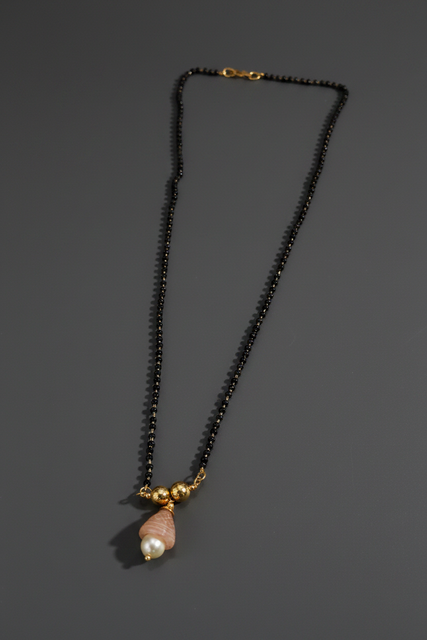 Glass Jhumka Pendant Mangalsutra