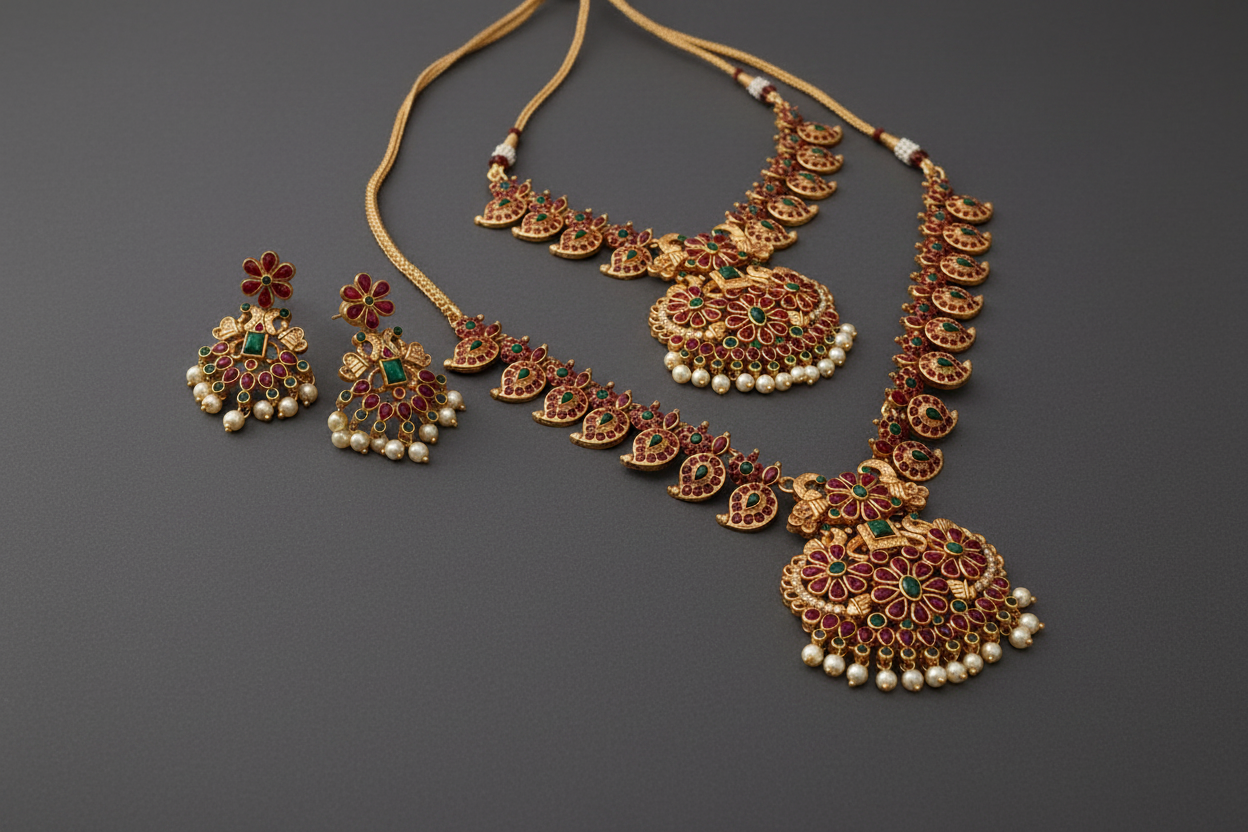 Kemp Semi Bridal Necklace