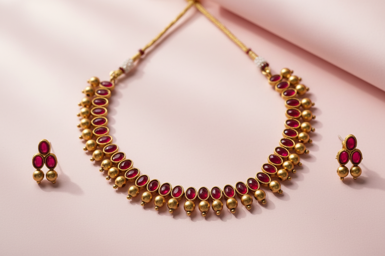 Ruby Kemp Necklace