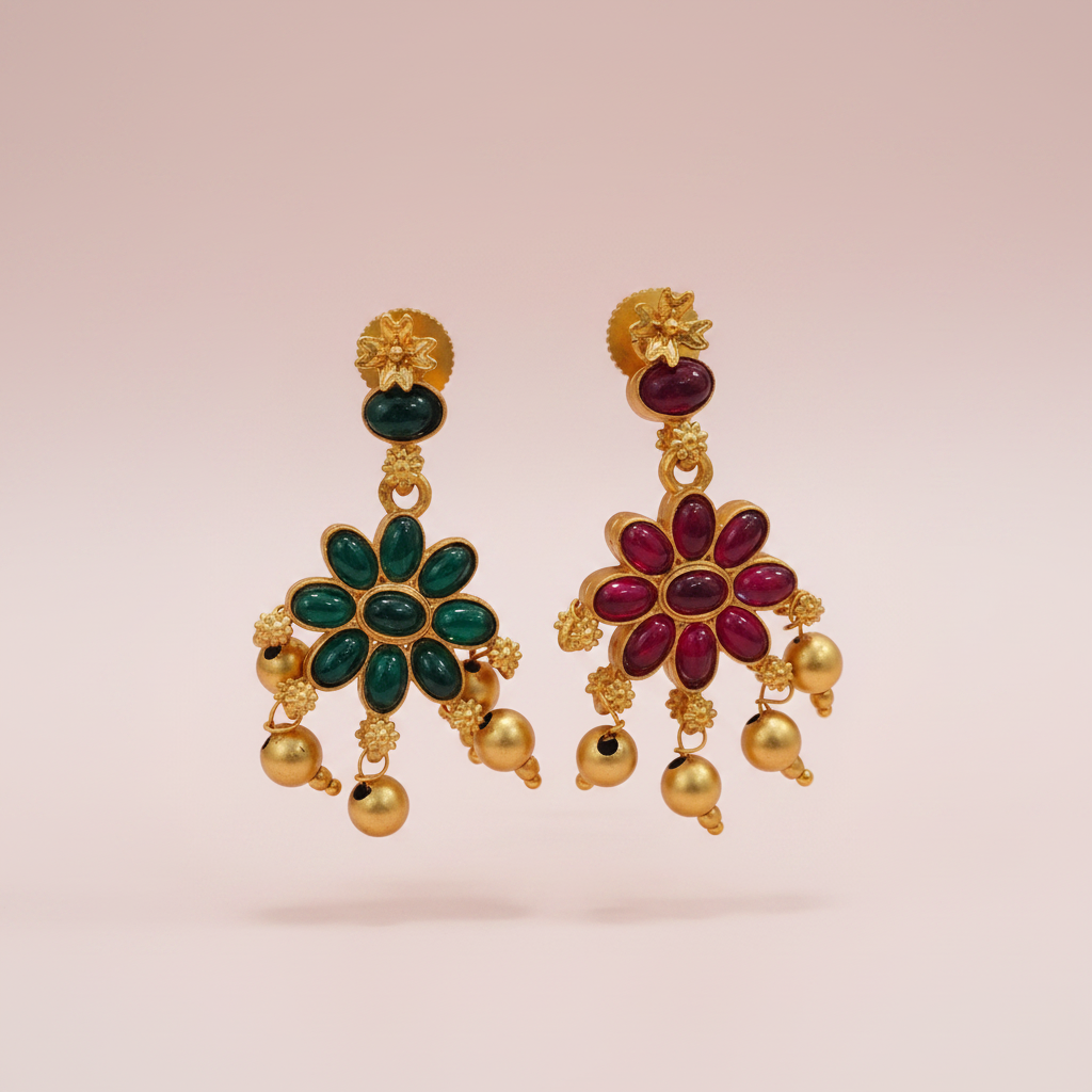 Kemp Reversible Matte Earrings
