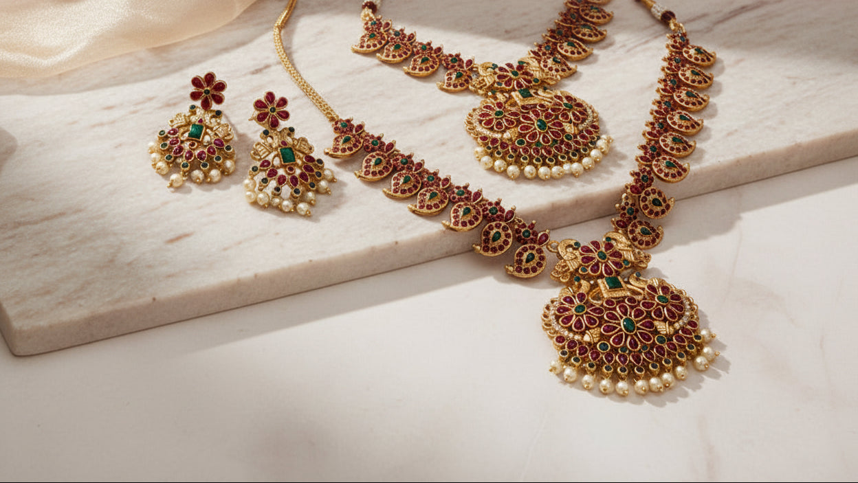 Kemp Semi Bridal Necklace