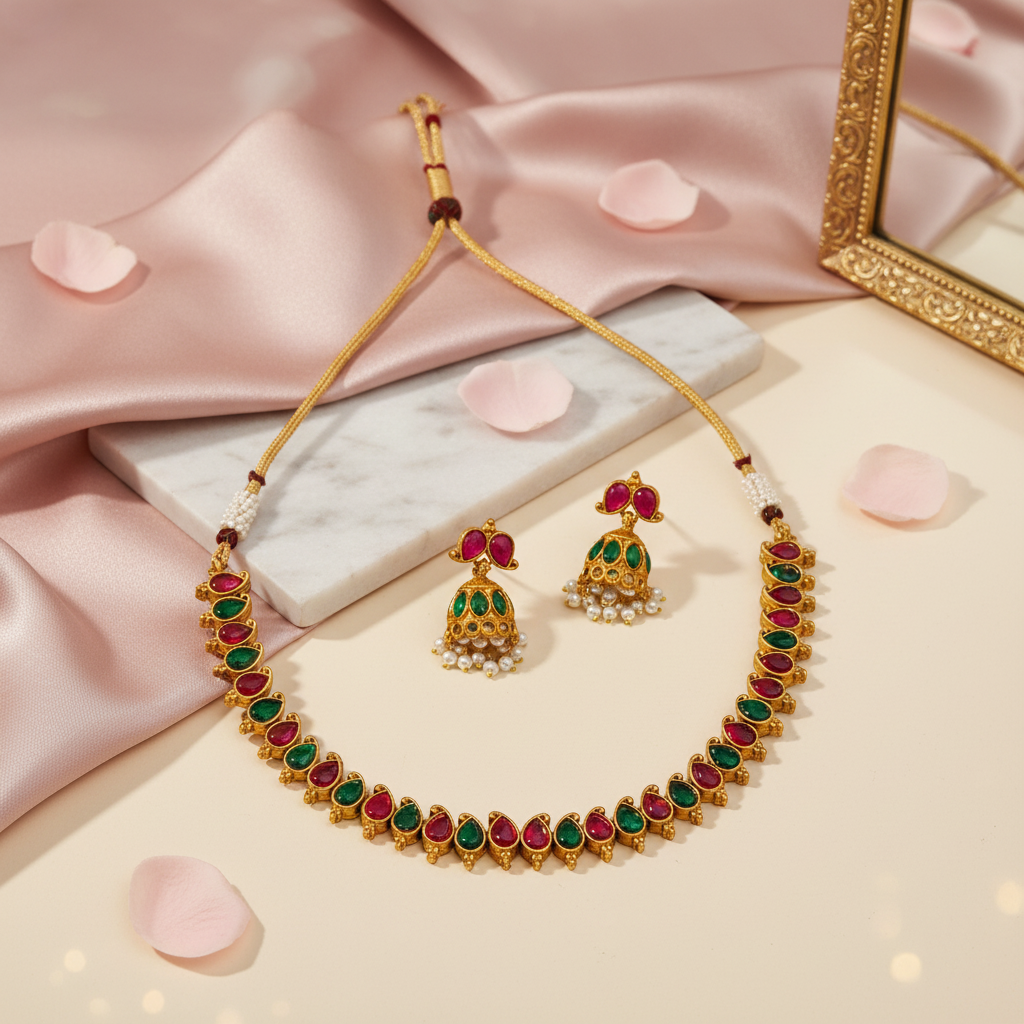 Kemp gold reversible necklace