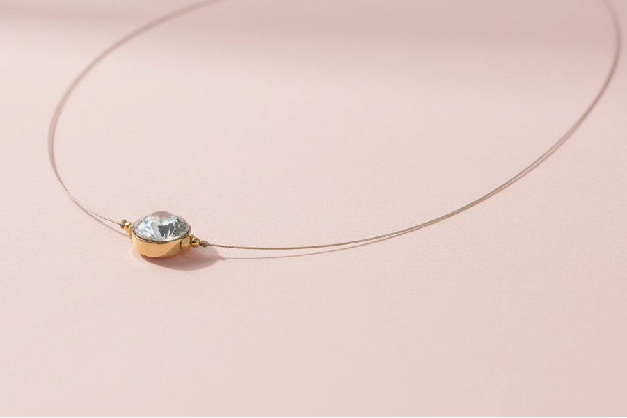 Invisible-chain-with-kundan-stone
