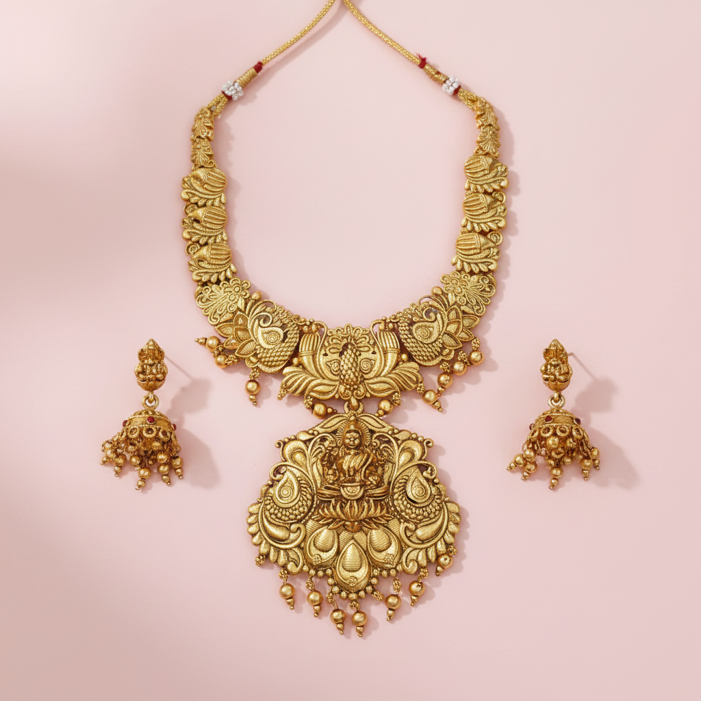 Lakshmi-Matte-Necklace