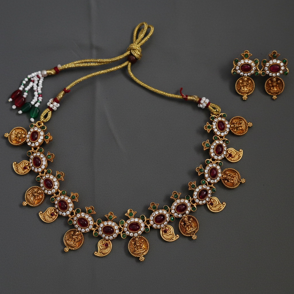 Lakshmi Coin Necklace