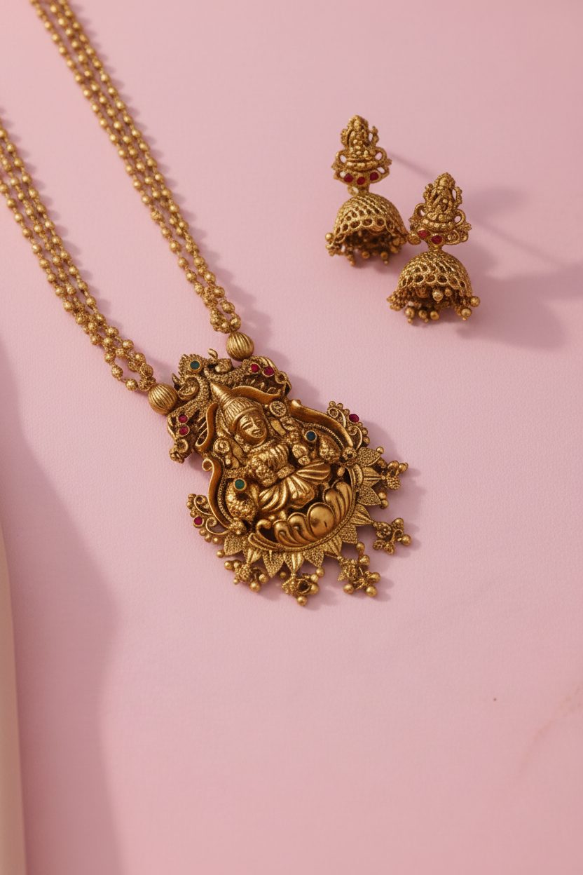Matte Lakshmi Chain