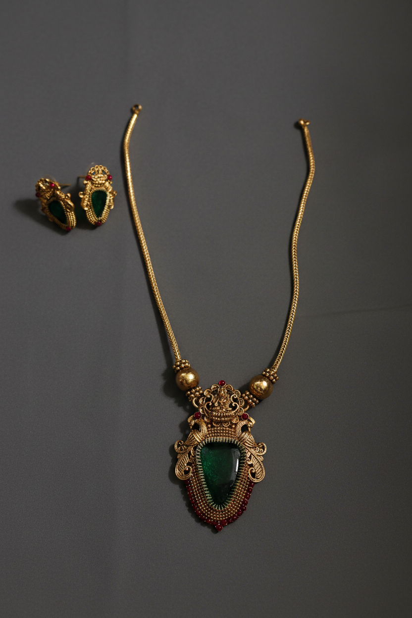 Lakshmi Palak Necklace