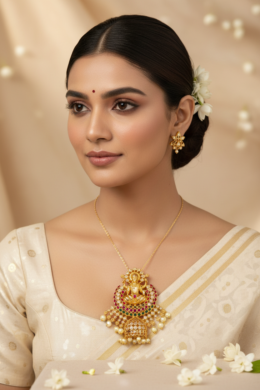 Lakshmi AD Openable Pendant