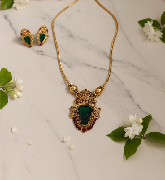 Lakshmi Palak Necklace