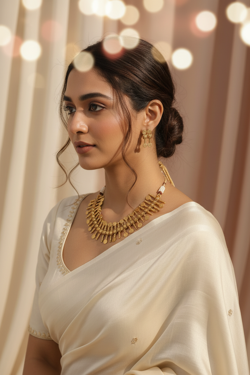 Lakshmi Necklace Golden coins 