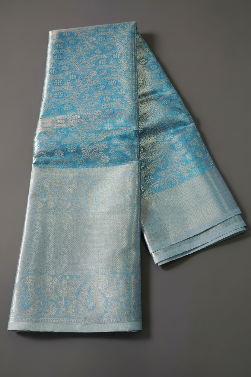 Light Blue Silver Varnam
