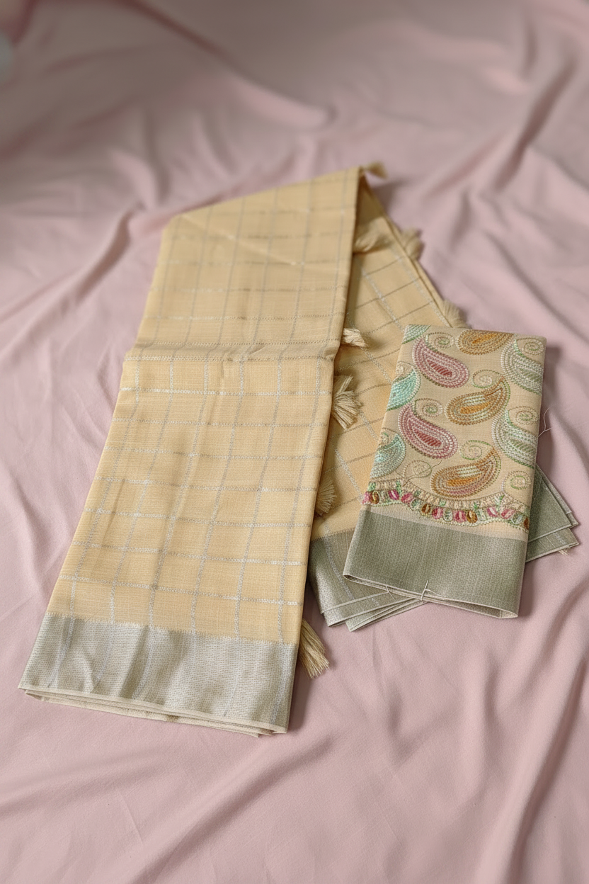 Linen Elegance Saree