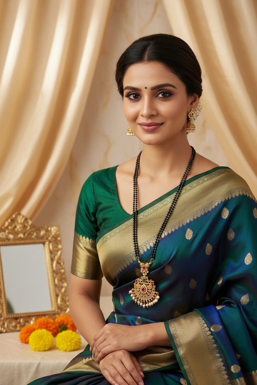 Mangalsutra Matte AD stone
