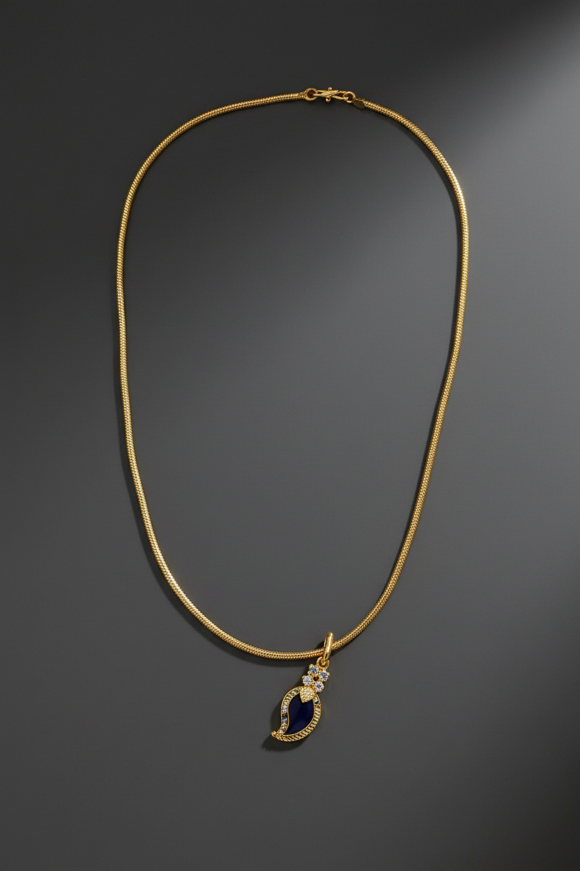 Blue Mango Pendant Chain