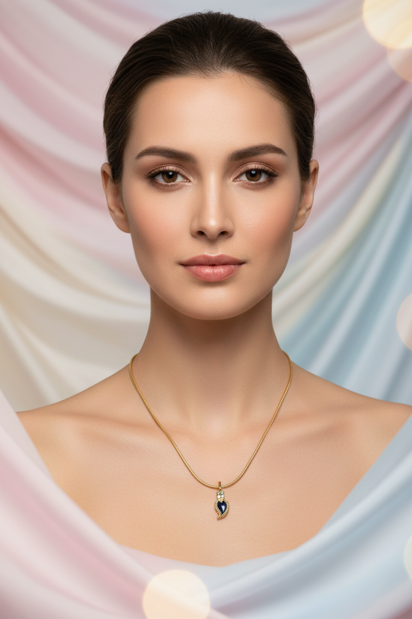 Blue Mango Pendant Chain