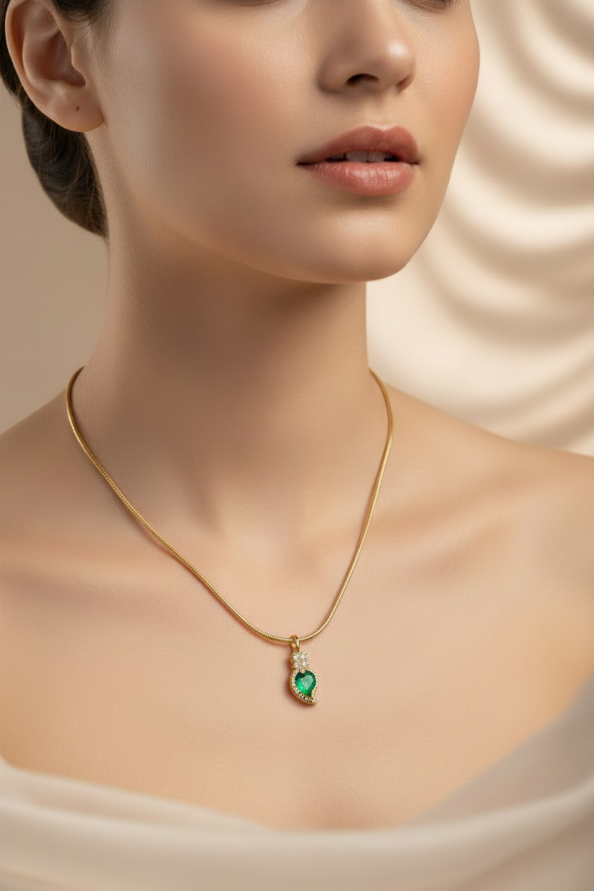 green Mango Pendant Chain