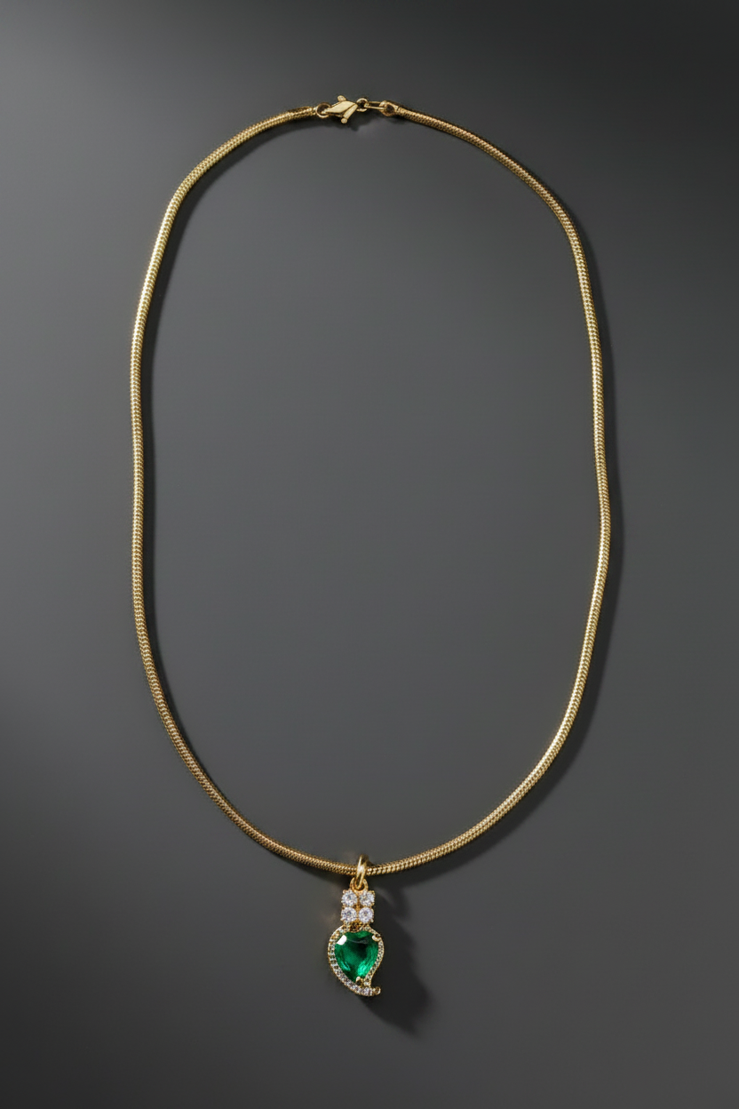 green Mango Pendant Chain