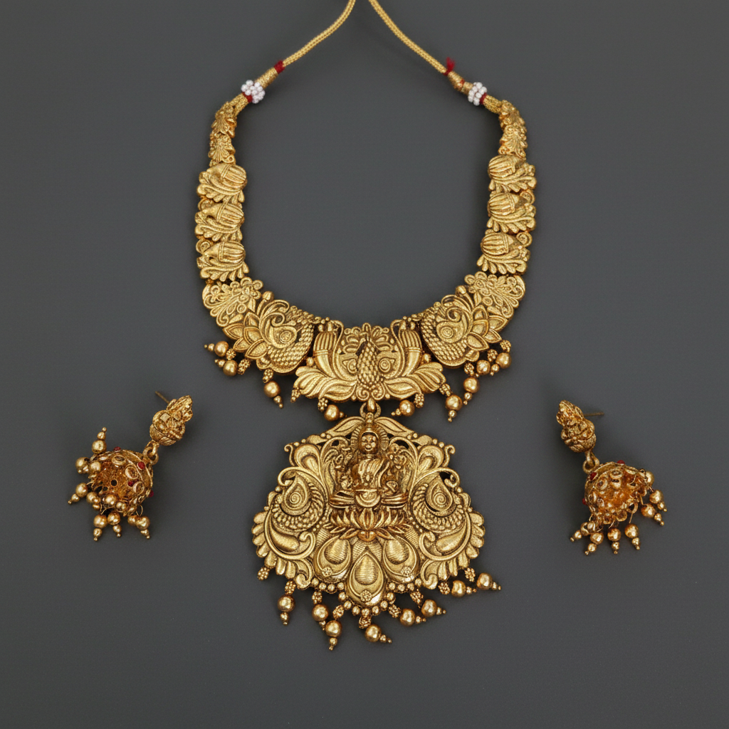 Lakshmi-Matte-Necklace
