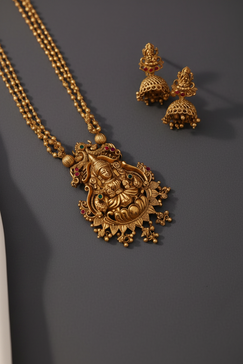 Matte Lakshmi Chain