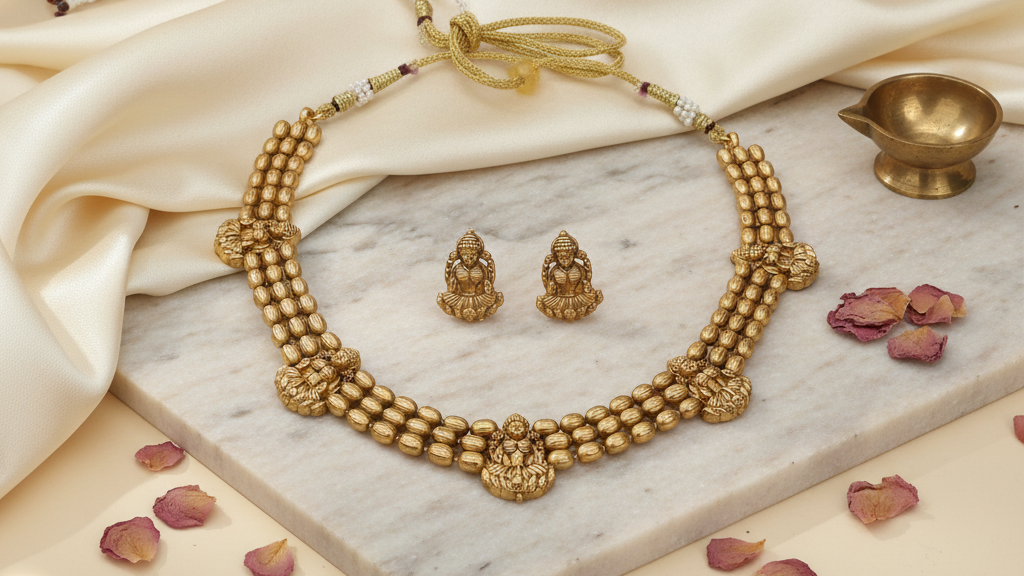 Matte Lakshmi Choker