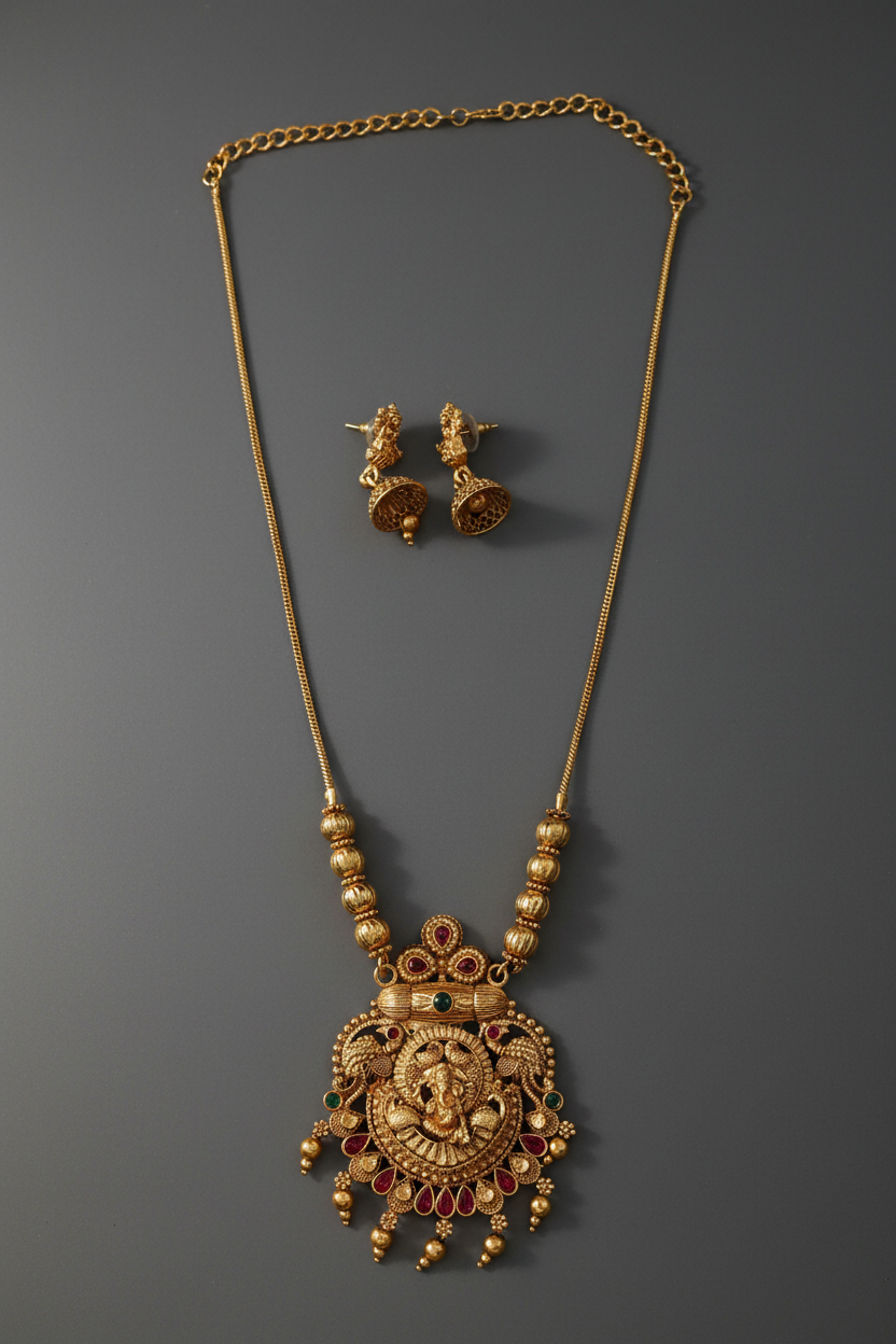 Multi Matte Lakshmi Chain
